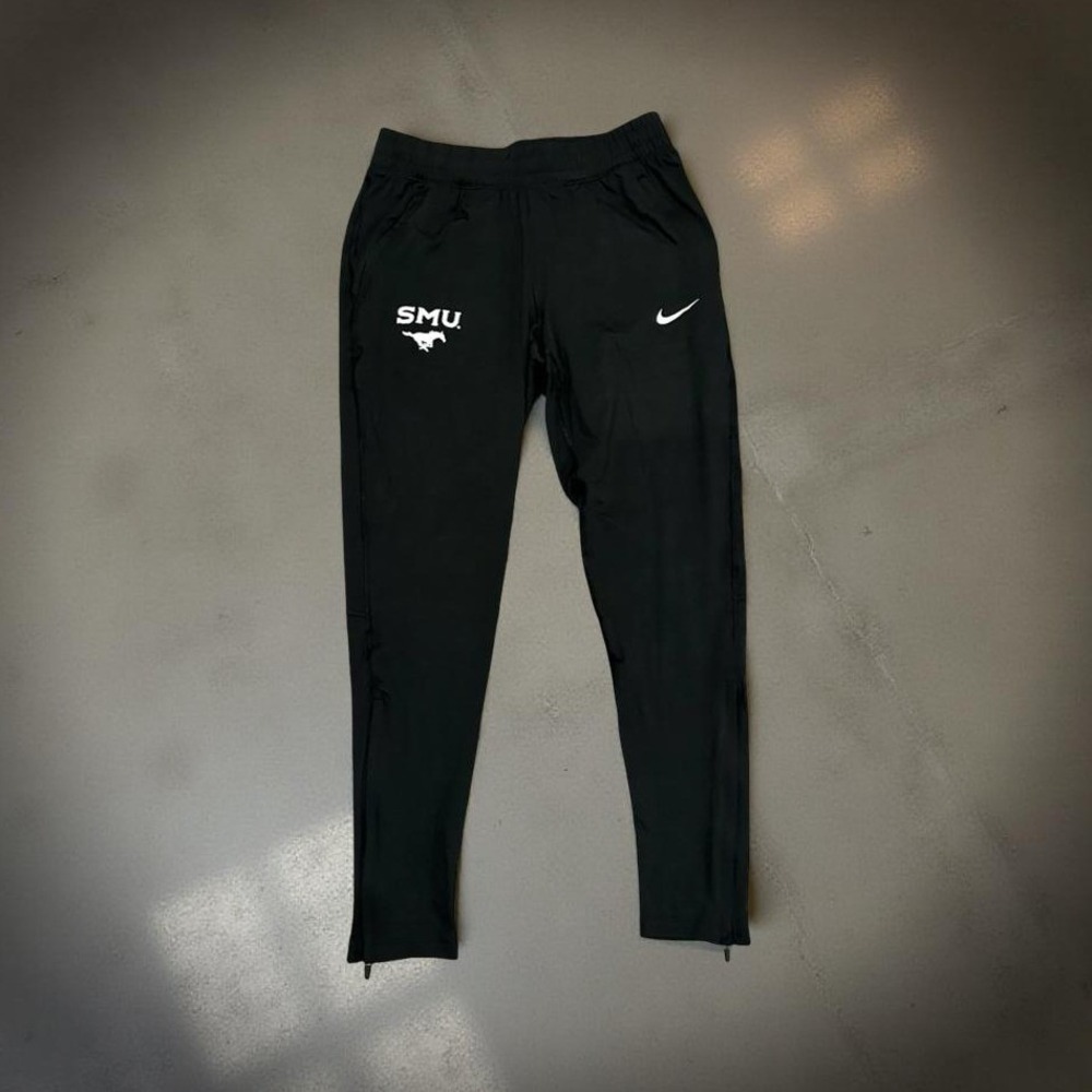 Nike SMU Mustangs Dri-FIT Pants Black Athletic Track Women Small NWOT AJ3662-010 - Picture 1 of 10